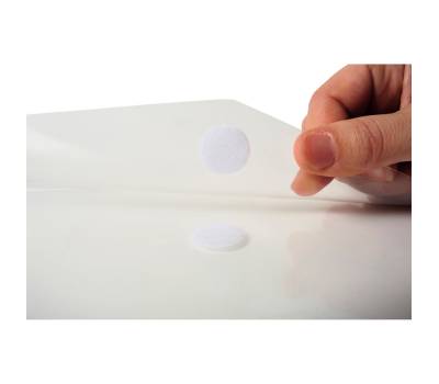 Busta a tasca con chiusura in velcro - PPL - 24 x 32 cm - trasparente - conf. 5 pezzi - Exacompta - 56421E - 3130630564218 - DMwebShop - 2