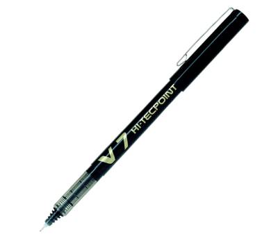 Roller - con cappuccio - Hi Tecpoint V7 - punta 0,7 mm - nero - conf. 16+4 pezzi - Pilot - 000021 - 3131910516538 - DMwebShop - 1