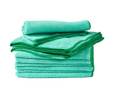 Panni microfibra Ultrega - 40 x 40 cm - verde - pack 10 pezzi - Perfetto - 26603 - 8052474266033 - DMwebShop - 2