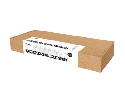 Set tastiera + mouse wireless ultrasilenzioso TKM-360 - Trust - 25355 - 8713439253559 - DMwebShop - 4