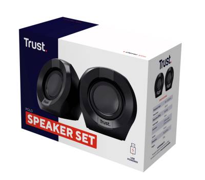 Set di altoparlanti 2.0 Polo - Trust - 25164 - 8713439251647 - DMwebShop - 3