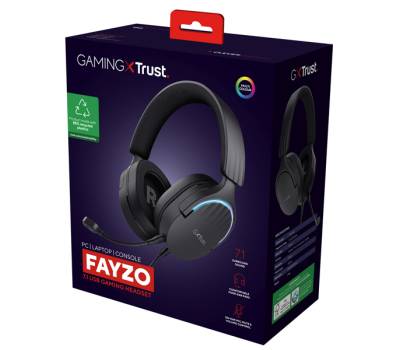 Cuffie gaming USB 7.1 GXT490 FAYZO - Trust - 24900 - 8713439249002 - DMwebShop - 3