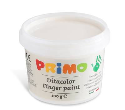 Ditacolor colori a dita - 100 ml - con pennello - valigetta 6 colori - Primo - 221TD100SP - 8006919002212 - DMwebShop - 3
