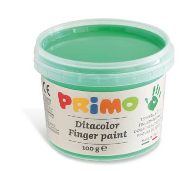 Ditacolor colori a dita - 100 ml - con pennello - valigetta 6 colori - Primo - 221TD100SP - 8006919002212 - DMwebShop - 4