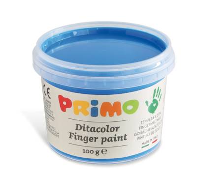 Ditacolor colori a dita - 100 ml - con pennello - valigetta 6 colori - Primo - 221TD100SP - 8006919002212 - DMwebShop - 6