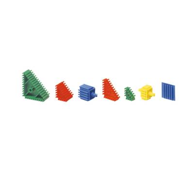 Gioco Super Glisso ingranaggi - pezzi assortiti - conf. 140 pezzi - Cwr - J401 - 8004957040012 - DMwebShop - 3