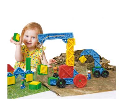 Gioco Super Glisso ingranaggi - pezzi assortiti - conf. 140 pezzi - Cwr - J401 - 8004957040012 - DMwebShop - 4
