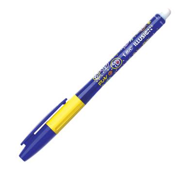 Penna sfera Gelocity Illusion - gel cancellabile - punta 0,7 mm - blu - conf. 12 pezzi - Bic - 943440 - 516518 - 3086123735361 - DMwebShop - 1