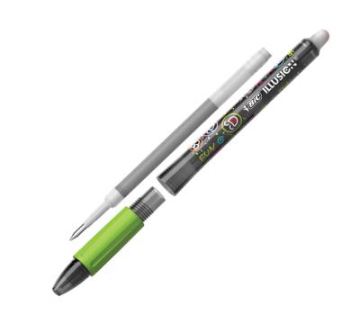 Penna sfera Gelocity Illusion - gel cancellabile - punta 0,7 mm - nero - conf. 12 pezzi - Bic - 943441 - 516523 - 3086123735415 - DMwebShop - 3