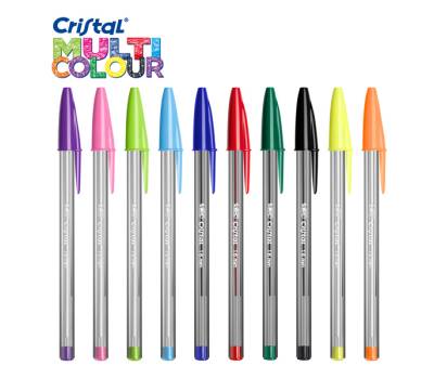 Penna a sfera Cristal Multicolor - punta 1,6 mm - 10 colori assortiti - conf. 20 pezzi - Bic - 926381 - 3086123379695 - DMwebShop - 1