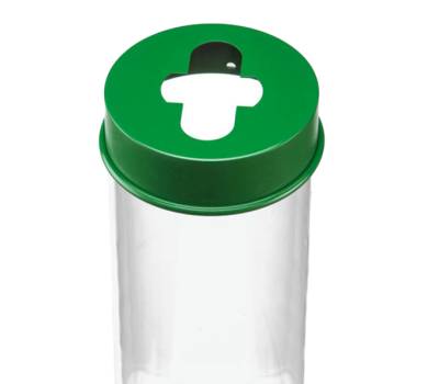 Contenitore da terra per batterie esauste 27 x 100 cm 10 lt trasparente Medial 774500 - 19089 - 1