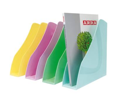 Portariviste Keep Colour Pastel - 27,8 x 26,6 x 7,5 cm - azzurro - Arda - 7118PASBL - 8003438023124 - DMwebShop - 1