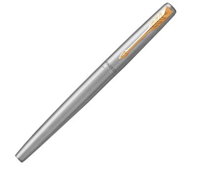 Gift Set DUO - Jotter stainless steel GT sfera + stilografica - punta media - Parker - 2093257 - 3026980932572 - DMwebShop - 3