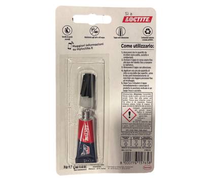 Colla Super Attak Original - 3 gr - trasparente - Loctite - 2632156 - DMwebShop - 2
