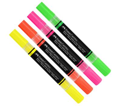 Marcatori Shake Paint colori assoriti neon confezione 4 pz Faber Castell 285505 - 1371 - 1