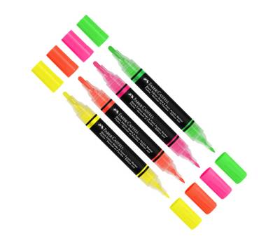 Marcatori Shake Paint colori assoriti neon confezione 4 pz Faber Castell 285505 - 1371 - 2