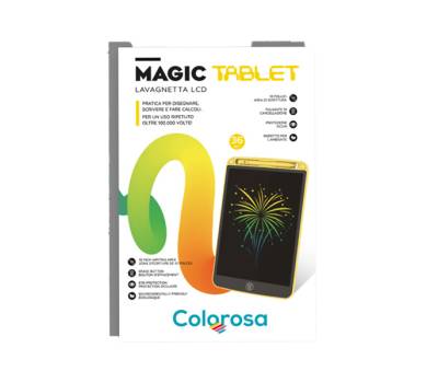 Lavagnetta LCD 10,16,5 x 0,9 x 24,9 cm colori assortiti Colorosa 360004 - 1402 - 2