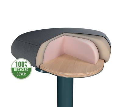 Sgabello Active Comfort da seduta - grigio scuro - Leitz - 65440089 - 4002432138418 - DMwebShop - 1