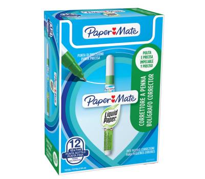 Correttore a penna Liquid Paper Micro Correction Pen - 7 ml - punta a sfera - Papermate - 2037841 - 3026980378332 - DMwebShop - 1
