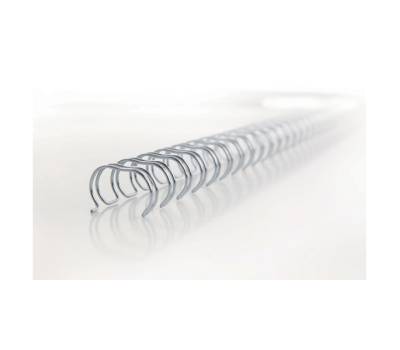 Dorsi spirale per rilegature - metallo - bianche - 34 anelli - passo 3:1 - 6 mm - scatola 100 pezzi - GBC - RG810470 - 5019577190125 - DMwebShop - 1