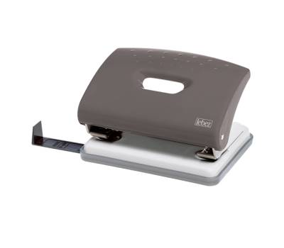 Perforatore - massimo 16 fogli - 2 fori - passo 8 cm - rosso - Lebez - 1270-N - 8007509012703 - DMwebShop - 1