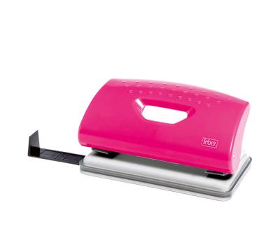 Perforatore - massimo 10 fogli - 2 fori - passo 8 cm - blu - Lebez - 1260 - 8007509012604 - DMwebShop - 1