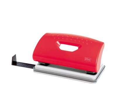 Perforatore - massimo 10 fogli - 2 fori - passo 8 cm - blu - Lebez - 1260 - 8007509012604 - DMwebShop - 2