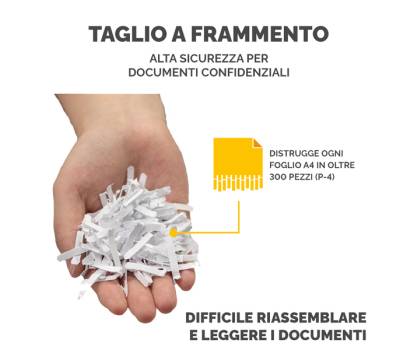 Distruggidocumenti 60CS - a frammenti - 22 lt - Fellowes - 4606101 - 43859642854 - DMwebShop - 3