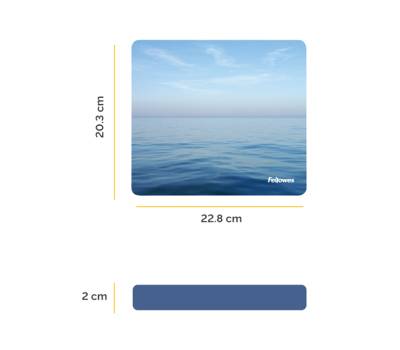 Mousepad Earth Series - Oceano - ecologico - Fellowes - 5903901 - 43859542826 - DMwebShop - 1