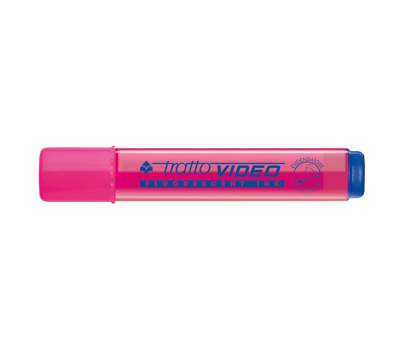 Evidenziatore Video - punta a scalpello - da 1 - 5 mm - fucsia - conf. 12 pezzi - Tratto - 830207 - 8000825830471 - DMwebShop - 1