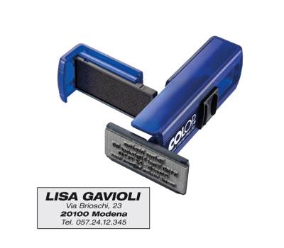 Timbro Pocket Stamp Plus 20 - 14 x 38 mm - 4 righe - autoinchiostrante - Colop - PSP20IN - 9004362485766 - DMwebShop - 1