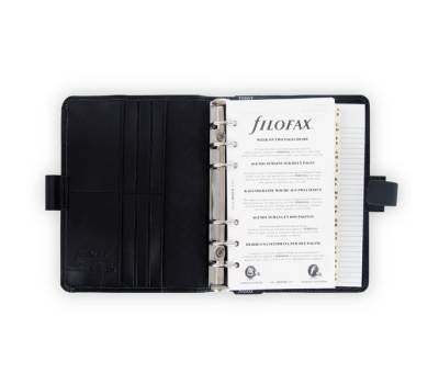 Organiser Metropol Personal - similpelle - nero - 18,8 x 13,5 x 3,8mm - Filofax - L026902 - 5015142237219 - DMwebShop - 1
