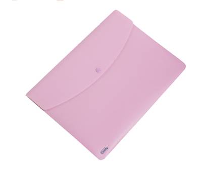Buste con bottone Pastel - A4 - colori assortiti - PP - conf. 5 pezzi - Favorit - 400121107 - 8006779025956 - DMwebShop - 1