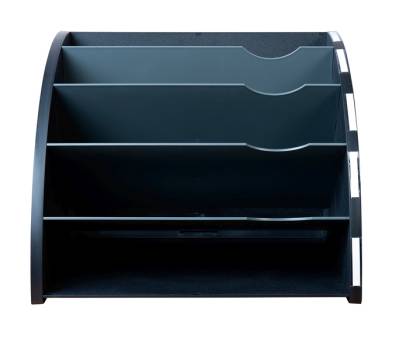 Classificatore ergonomico 5 scomparti The Corner - nero - Exacompta - 393714D - 9002493424524 - DMwebShop - 1