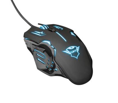 Mouse da gioco illuminato GXT 108 RAVA - con filo - Trust - 22090 - 8713439220902 - DMwebShop - 1