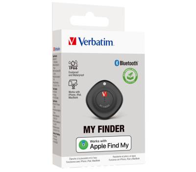 My Finder Nero Bluetooth Tracker-Confezione singola _Verbatim - 32130 - 23942321309 - DMwebShop - 1