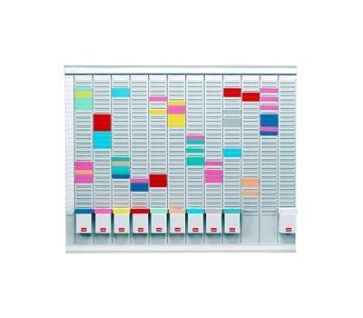 Professional Planner - 80 x 73 x 1,5 cm - 100 schede indice 1 bianche e 1000 schede indice 2 colorate incluse - Nobo - 32938864 - 5016812388644 - DMwebShop