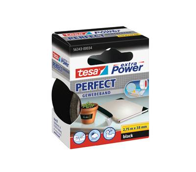 Nastro adesivo telato XP Perfect - 38 mm x 2,7 mt - nero - Tesa - 56343-00034-04 - 4042448044150 - DMwebShop