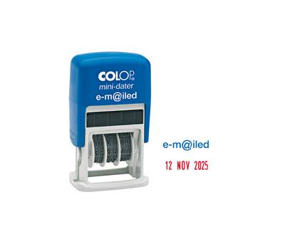 Timbro Mini Dater S160/L1 Datario + EM@ILED - 4 mm - autoinchiostrante - Colop - S160/L4 - 9004362336693 - DMwebShop