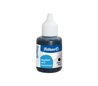 Inchiostro per timbri in metallo - con olio - 30 ml - nero - Pelikan - 300004211 - 4012700351357 - DMwebShop