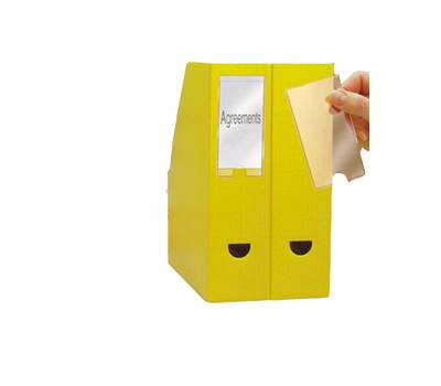 Portaetichette adesivo - 75 x 150 mm - trasparente - conf. 3 pezzi - Djois - S852350 - 5701193851022 - DMwebShop