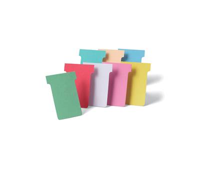 Schede a T indice 2 bianche per Professional Planner - conf. 100 pezzi - Nobo - 2002002 - 5016812389009 - DMwebShop