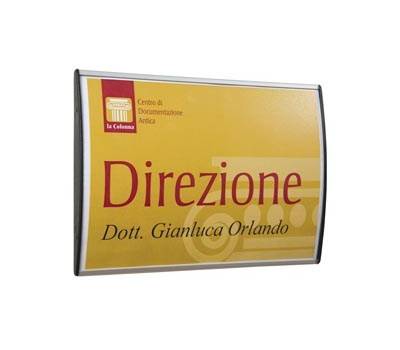 Targa da parete Arkos - 10 x 15 cm - profilo silver - Studio T - 1431032 - 8595578323122 - DMwebShop