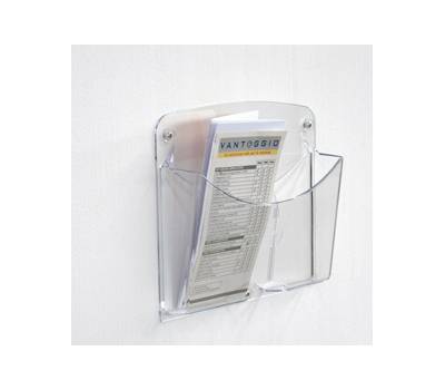 Portariviste da parete Ice - 2 tasche 1/3 A4 - set 2 pezzi - Tecnostyl - IC002 - 8010026003727 - DMwebShop