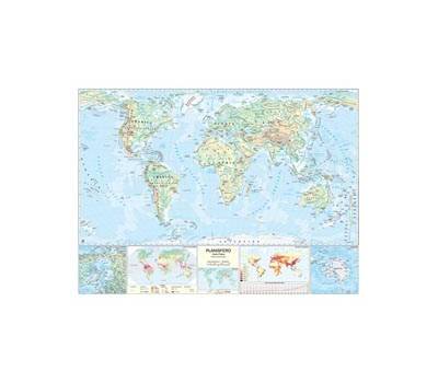 Carta geografica Mondo - scolastica - murale - Belletti - MS02PL - 9788881462681 - DMwebShop