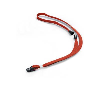 Cordoncino per portabadge tessuto rosso - 44 x 1 cm - conf. 10 pezzi - Durable - 8119-03 - 4005546800059 - DMwebShop