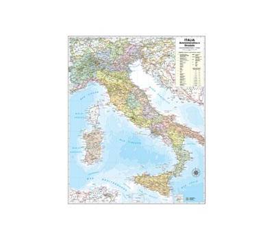 Carta geografica Italia amministrativa e stradale - murale - 67 x 85 cm - Belletti - M06PP/07 - 9788881465361 - DMwebShop