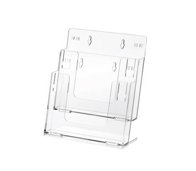 Portadepliant componibile - da banco e parete - 2 tasche A4 - conf. 2 pezzi - Lebez - 5027 - 8007509050279 - DMwebShop