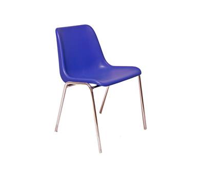 Sedia attesa Esse - senza braccioli - acciaio-PPL - blu - Unisit - ESC/B - 8050043740182 - DMwebShop