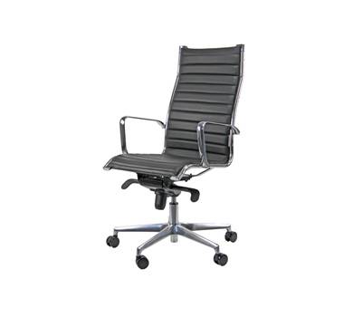 Poltrona direzionale Pollux new PNP - pelle - con ruote e braccioli - nero - Unisit - PNP/PN - 8050043742230 - DMwebShop